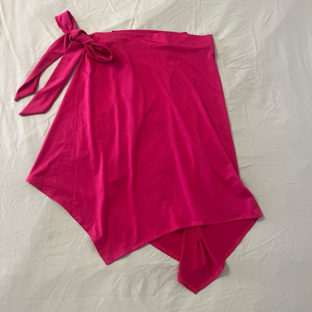 Pink Wrap Skirt